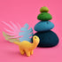 DASHDU - Blissful Brontosaurus - Mini Yellow Felt Dinosaur